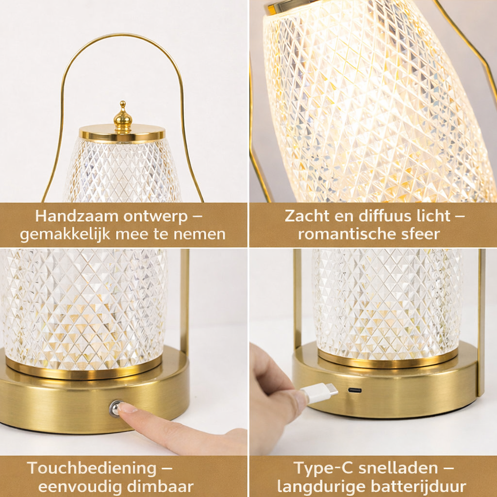 Aurora | Draagbare Minimalistische LED Tafellamp