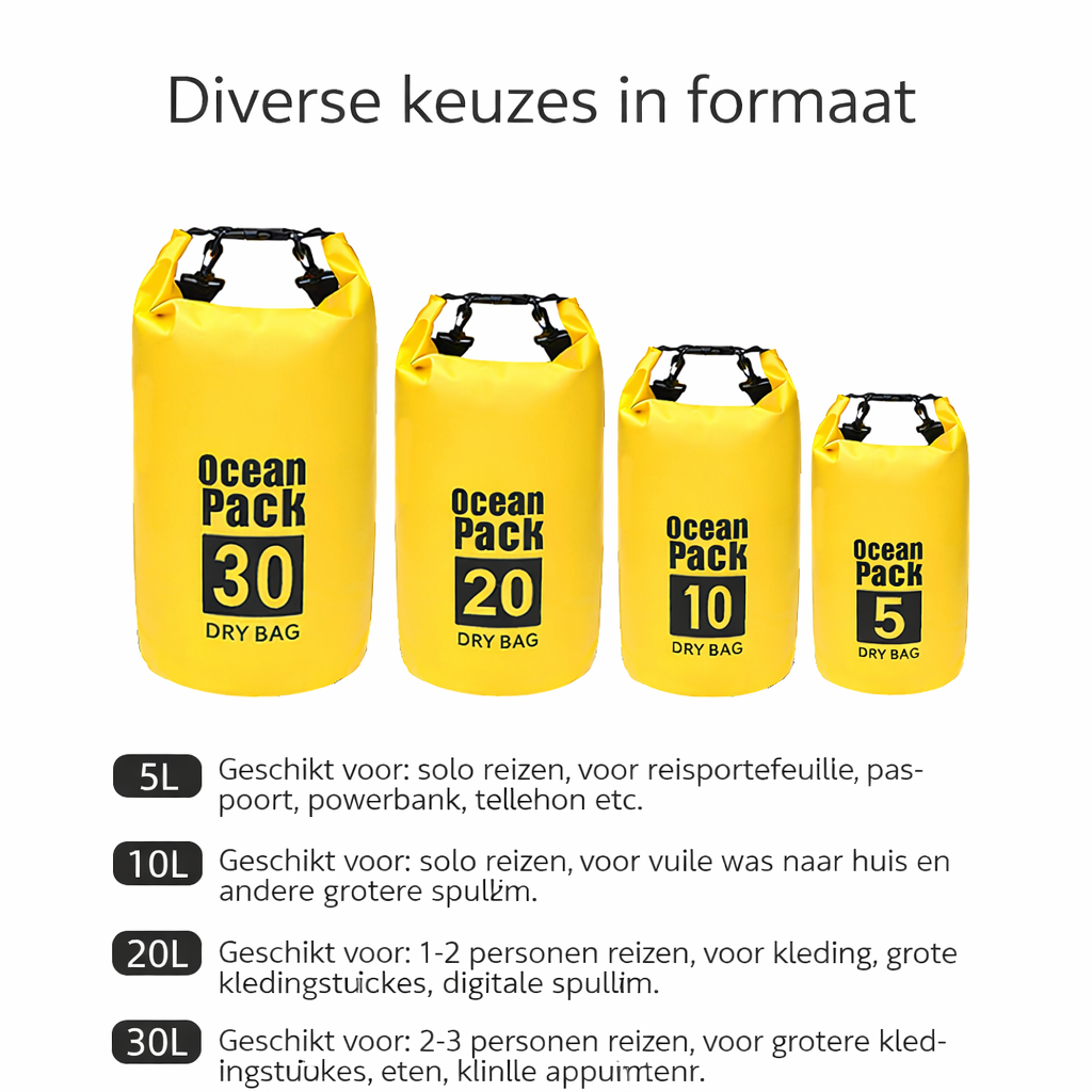 Waterdichte Dry Bag Voor Outdoor Avonturen