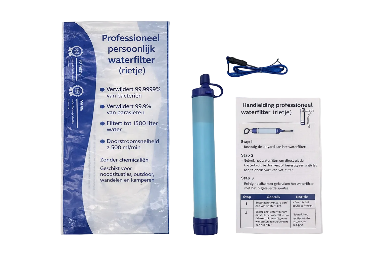 Draagbaar Waterfilter| Noodwaterzuivering