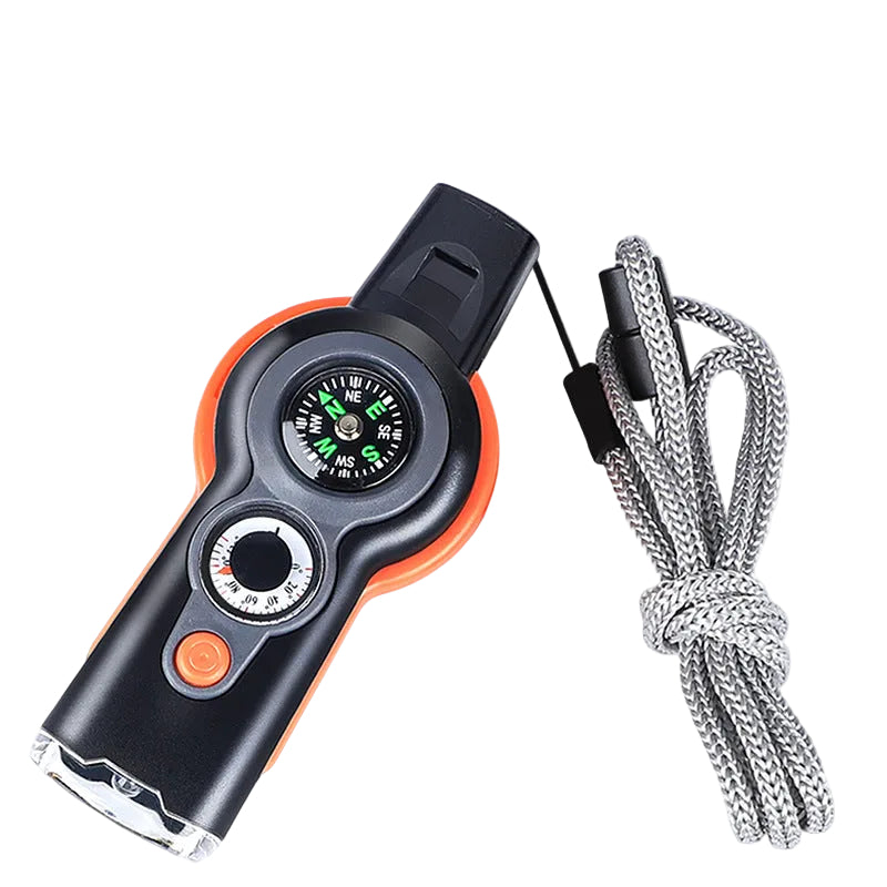 Multifunctionele Noodfluit 7-in-1 | Compact Survivalhulpmiddel