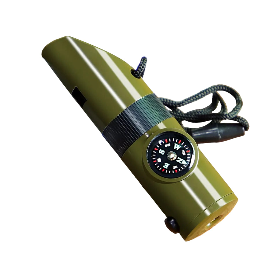 Multifunctionele Noodfluit 7-in-1 | Compact Survivalhulpmiddel