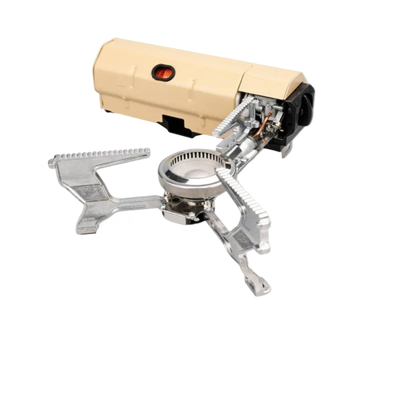 Opvouwbaar Camping Gasfornuis Met Kookset