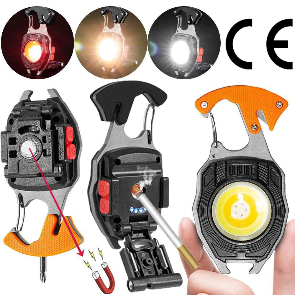 Multifunctionele LED Sleutelhanger Werklamp | Compacte Noodverlichting