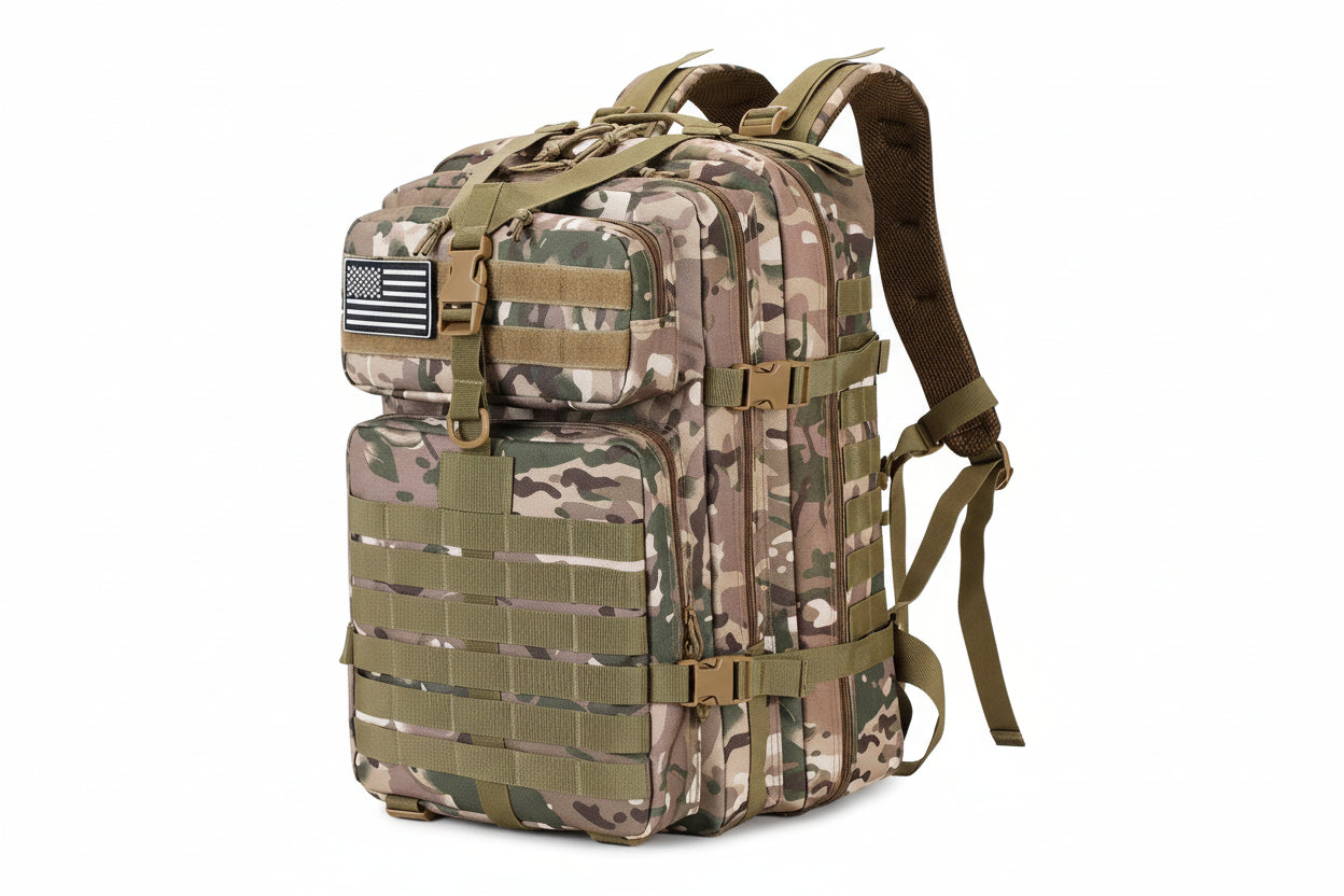Outdoor Tactical Rugzak 50L | Waterdicht, Multifunctioneel & MOLLE-Systeem