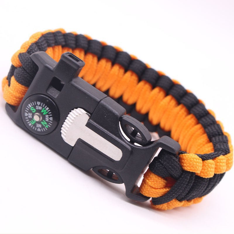 5-in-1 Paracord Survival Armband | Nood & Outdoor