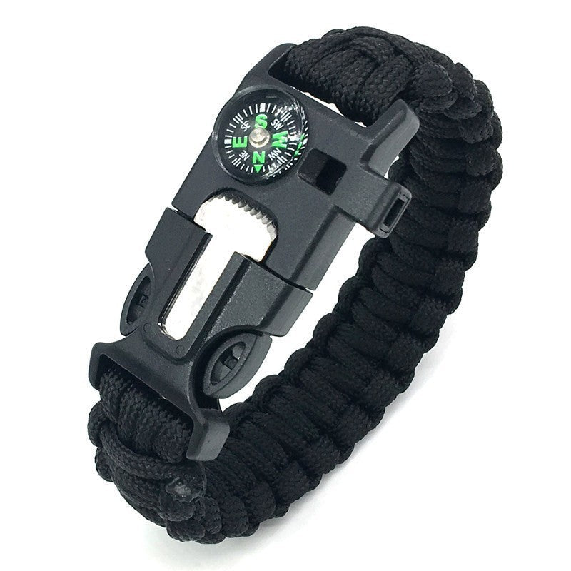 5-in-1 Paracord Survival Armband | Nood & Outdoor