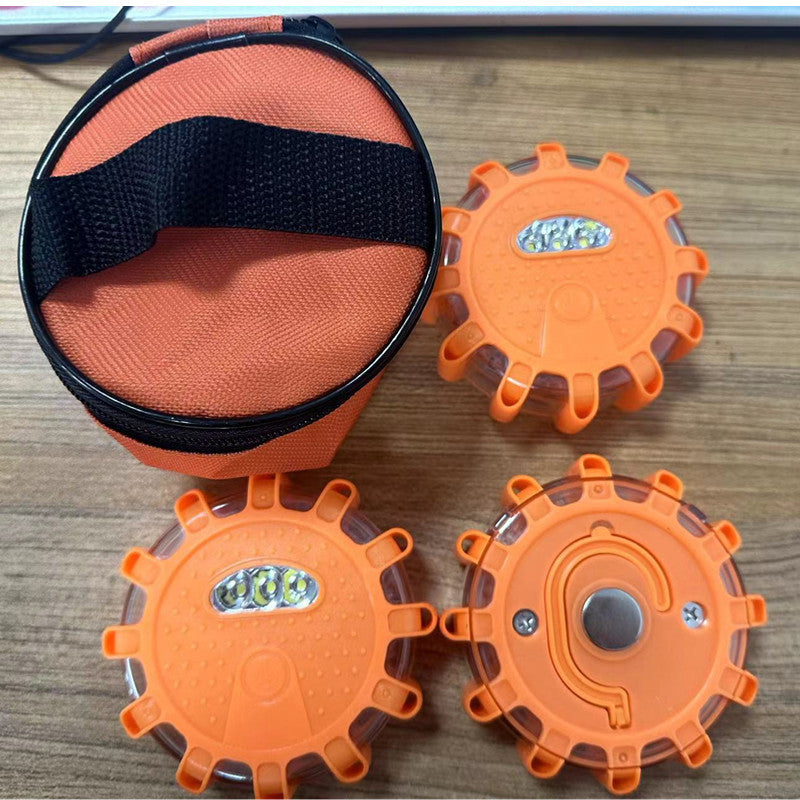 LED Waarschuwingslamp Met Magnetische Bevestiging | Noodverlichting Voor Auto & Pechsituaties