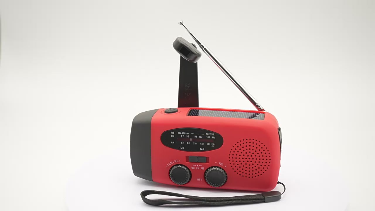Noodradio Met Solar Opladen & Powerbank | Handcrank Radio Voor Noodsituaties